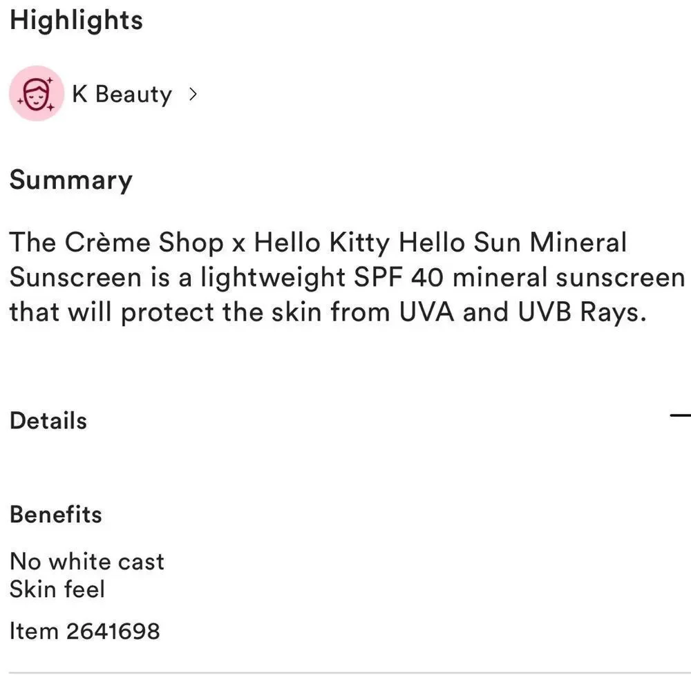 Ulta Beauty hello kitty